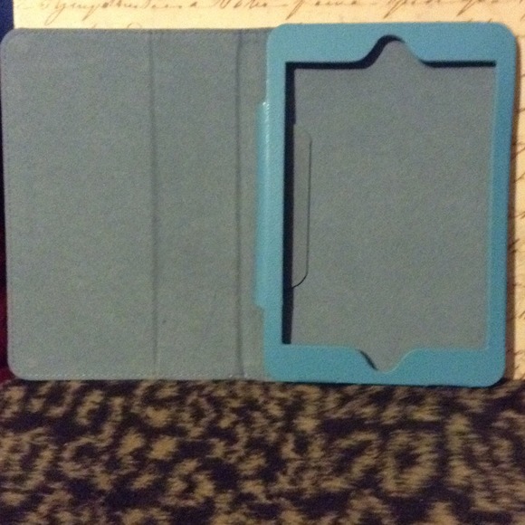 Blue iPad mini portfolio case