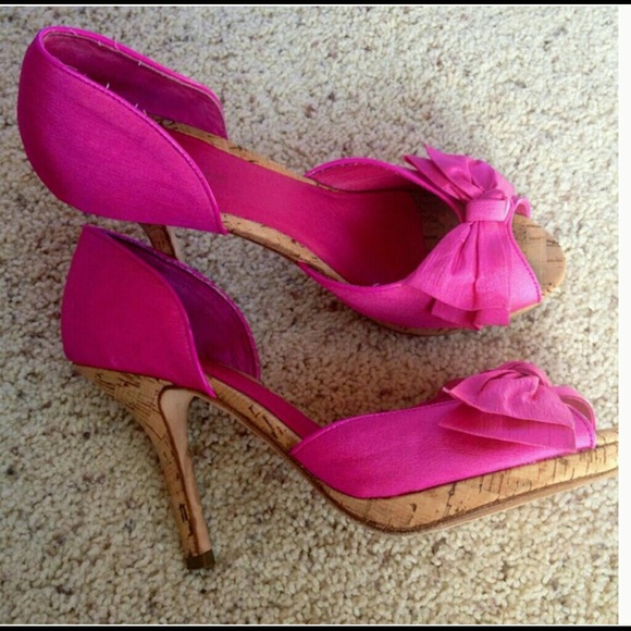 Boutique 9 Shoes - Nordstrom Hot Pink Bow Pumps