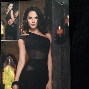 Cute mesh cut out dress