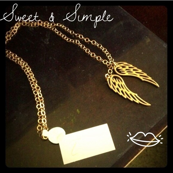 Teri Lee  Jewelry - Angel wing lariat