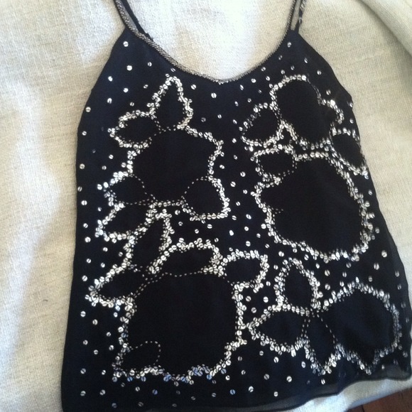 Beaded dress top