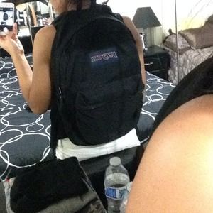 Black Jansport backpack