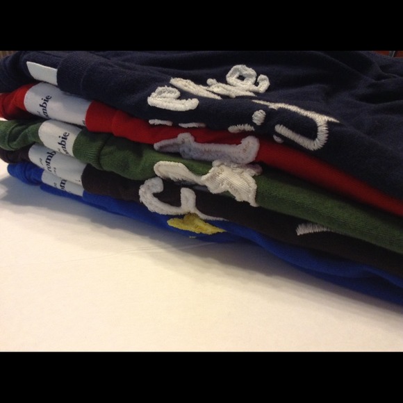 5 Abercrombie Kids Girls Size L T-Shirts EUC - Picture 1 of 4