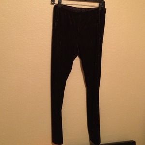 Velvet leggings