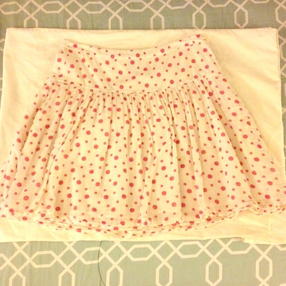 Gap Pink Polka-Dot Skirt. - Picture 1 of 3