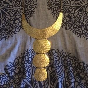 Large Gold Statement Necklace