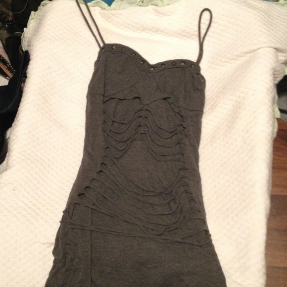 Grey tight dress