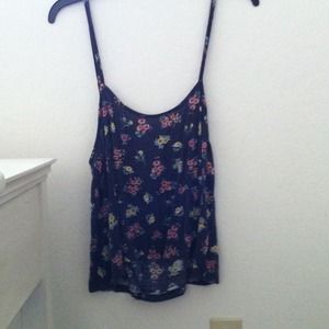 Brandy melville floral tank