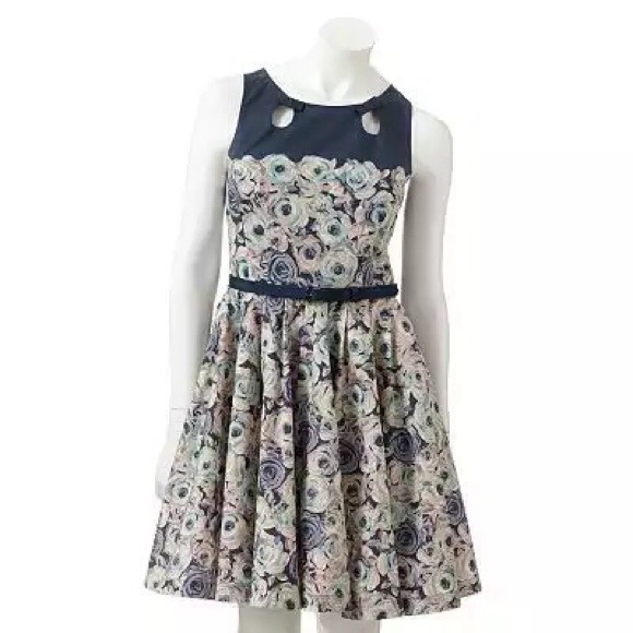 LC Lauren Conrad Dresses & Skirts - ✂️Final Cut✂️Lauren Conrad Fit & Flare Dress SZ 10