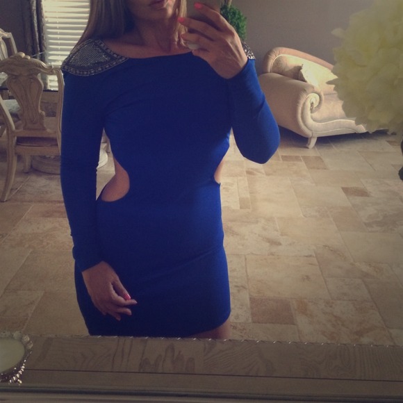bebe Dresses & Skirts - 🎉FLASH! Limited addition BEBE royal blue dress!