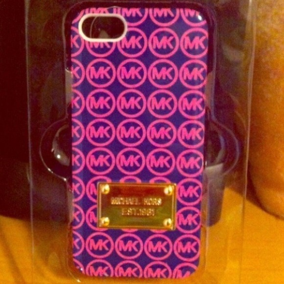 Michael Kors Accessories - iPhone 5/5S Pink MK Phone Case