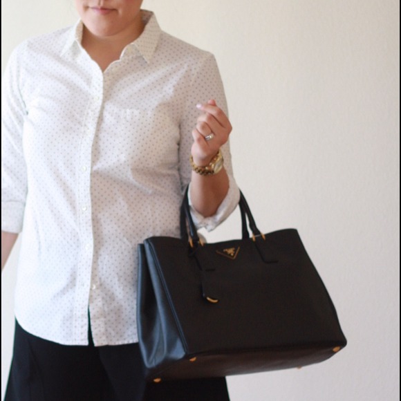 Jcrew polkadot button down
