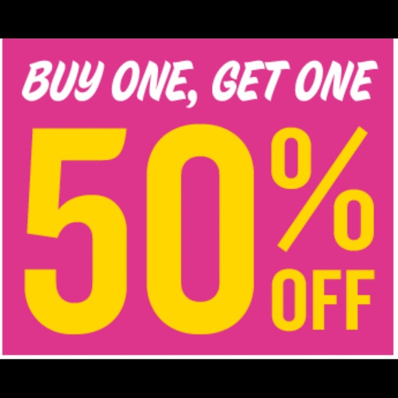 BOGO 1/2 OFF