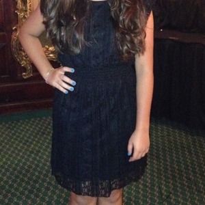 Lace black dress