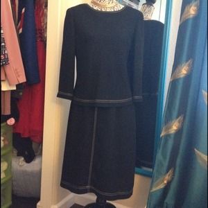 Black skirt and shirt