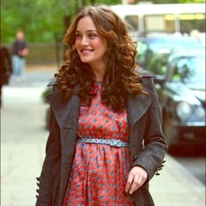 Lorick Orange Silk Suitcase Top Gossip Girl 4 S XS