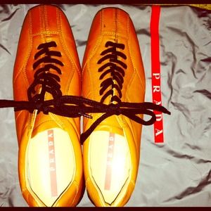 New PRADA shoes. Seta calf sport in naturale 38 8