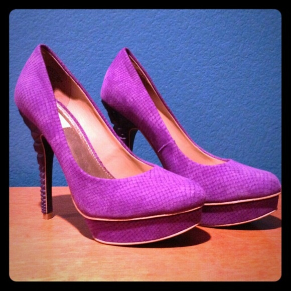 RACHEL Rachel Roy Shoes - SOLD...Royal purple Rachel Roy heels...SOLD