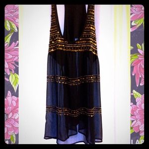 Nordstrom bejeweled racerback tee