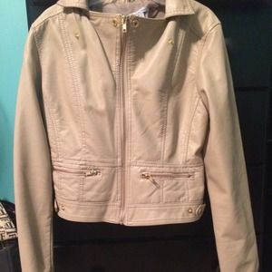 Leather Tan Jacket