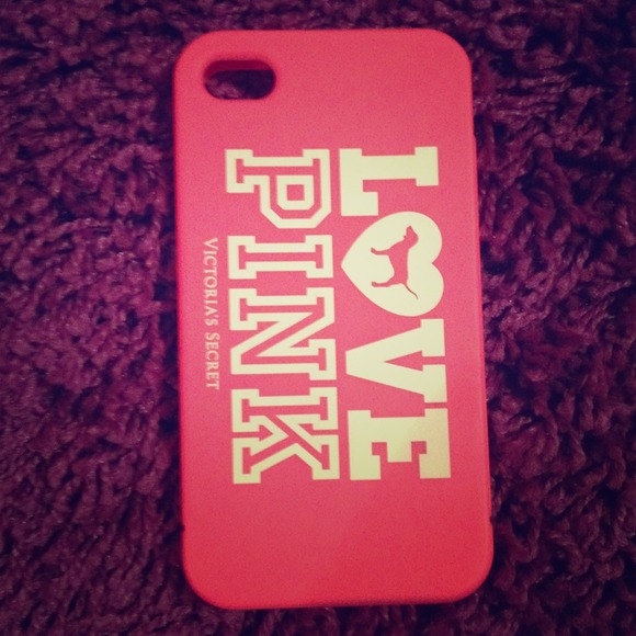 VS Pink gel iPhone 4/4s case