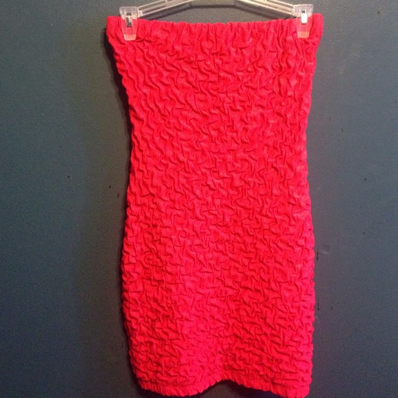 Strapless dress