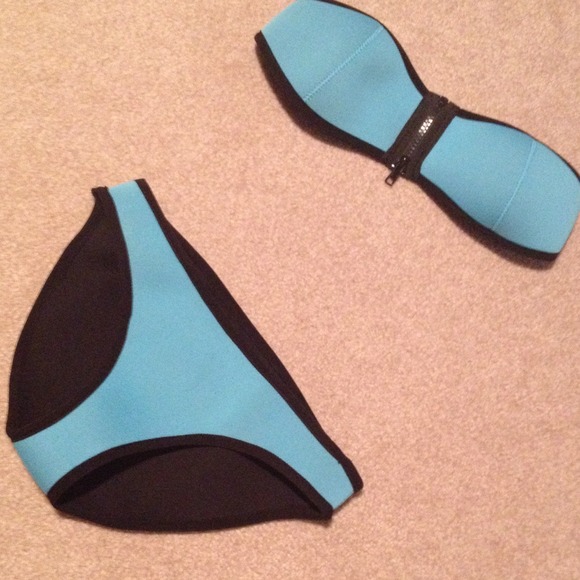 Other - Neoprene blue bathing suit *PRICE DROPPED*