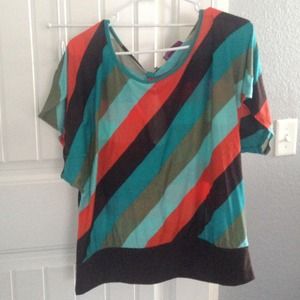 Stripped blouse! Small for 1x