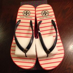 Tory Burch Wedge Flip Flops
