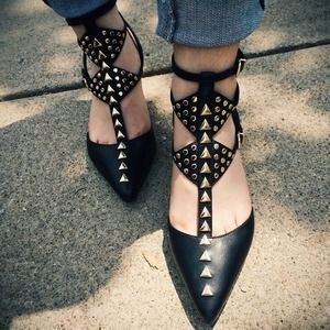 🌊SCHUTZ genuine leather heels