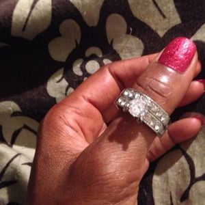 Wedding band & engagement ring