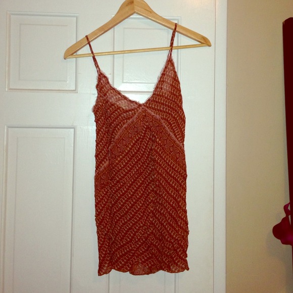 ⬇️REDUCED guess sheer boho cami, tunic, top - Picture 1 of 3