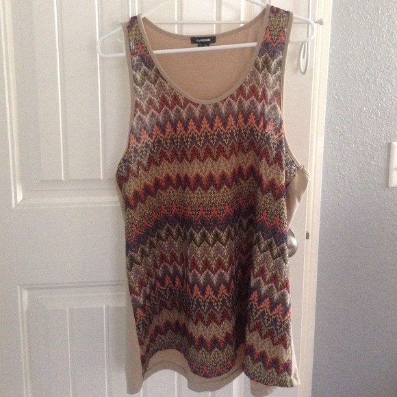 Chevron printed shirt