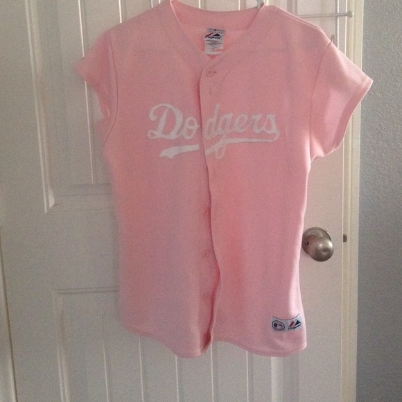 Pink dodgers jersey