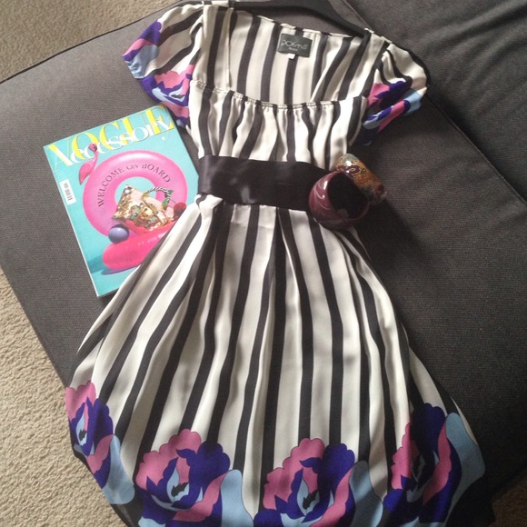 POEMS Rome Dresses & Skirts - 🎉REDUCED🎉Striped/Floral Dress - POEMS Rome