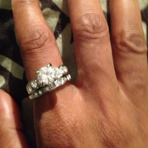 🎯 SOLD Wedding band & engagement ring