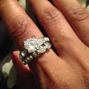 Wedding band & engagement ring