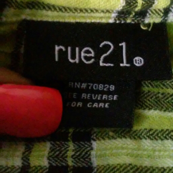 Plad Button Up - Picture 4 of 4