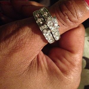 Wedding band & engagement ring