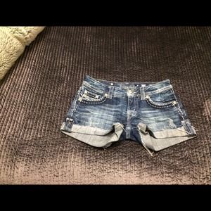 Miss me and rock revival jean shorts