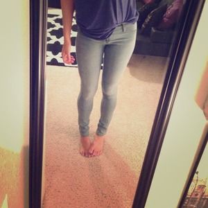 Super skinny light wash jeans