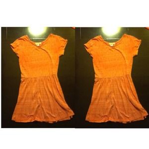 Peach Cotton Dress 💕