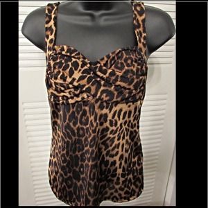 Forever 21 Animal Print Blouse