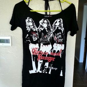 Halter black top/dress