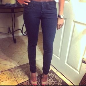 Miley Cyrus Black Skinny Jeans