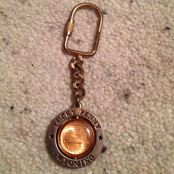 Lucky penny keychain