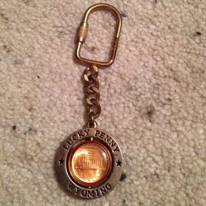 Lucky penny keychain