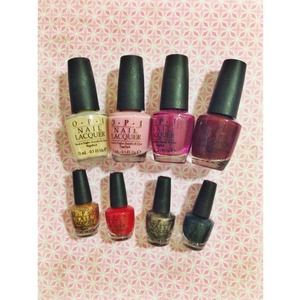4 Mini OPI Polishes