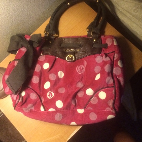 Authentic Polka Dot Juicy Couture Handbag