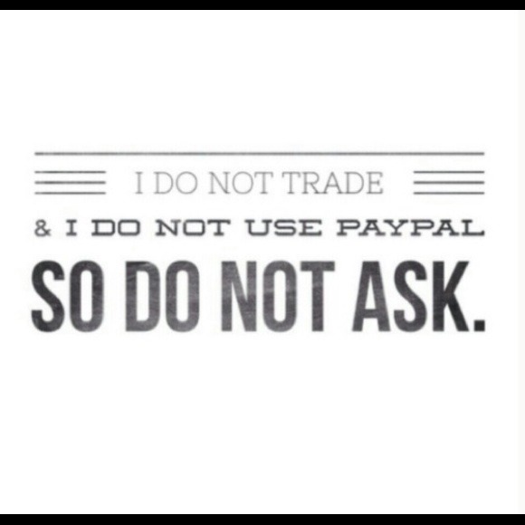 No Paypal!!!